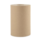 Hardwound Paper Towels, 1-Ply, 8" x 350 ft, Natural, 12 Rolls/Carton