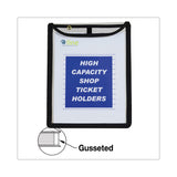 High Capacity, Shop Ticket Holders, Stitched, 150 Sheets, 9 x 12 x 1, 15/Box