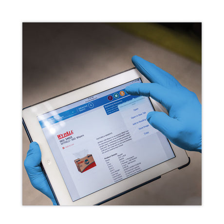 G10 2PRO Nitrile Gloves, Blue, Large, 100/Box, 10 Boxes/Carton