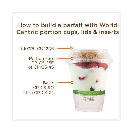 PLA Clear Cold Cups, 9 oz, Clear, 1,000/Carton