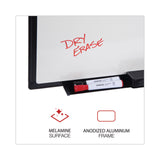 Design Series Deluxe Dry Erase Board, 48 x 36, White Surface, Black Anodized Aluminum Frame