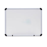 Modern Melamine Dry Erase Board with Aluminum Frame, 24 x 18, White Surface