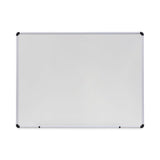 Modern Melamine Dry Erase Board with Aluminum Frame, 48 x 36, White Surface