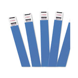 Crowd Management Wristbands, Sequentially Numbered, 9.75" x 0.75", Blue, 500/Pack
