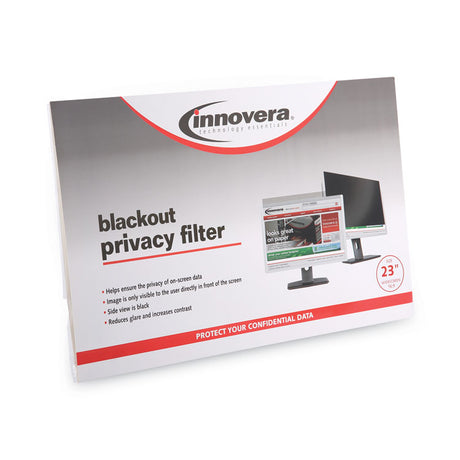 Blackout Privacy Filter for 23  Widescreen Flat Panel Monitor, 16:9 Aspect Ratio