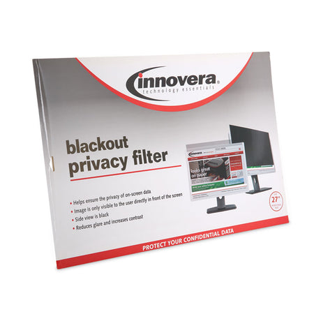 Blackout Privacy Filter for 27  Widescreen Flat Panel Monitor, 16:9 Aspect Ratio