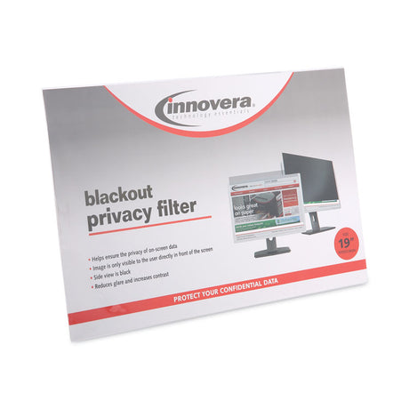 Blackout Privacy Filter for 19  Widescreen Flat Panel Monitor, 16:10 Aspect Ratio