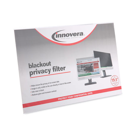 Blackout Privacy Monitor Filter for 19.5  Widescreen Flat Panel Monitor, 16:9 Aspect Ratio