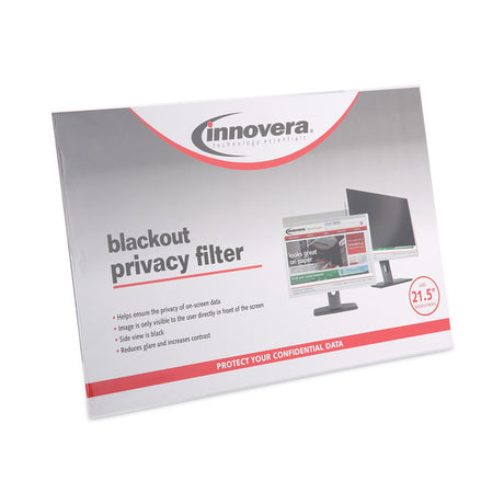 Blackout Privacy Filter for 21.5  Widescreen Flat Panel Monitor, 16:9 Aspect Ratio