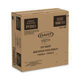 Single Compartment Cup Insert, 3.5 oz, Clear, 1,000/Carton