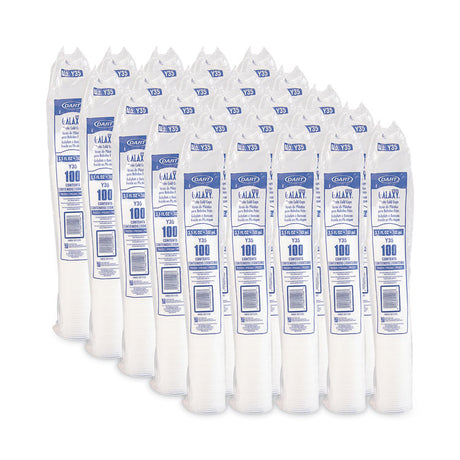 High-Impact Polystyrene Cold Cups, 3.5 oz, Translucent, 100/Pack