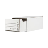 Heavy-Duty Storage Drawers, Legal Files, 17.25" x 25.5" x 11.5", White, 6/Carton