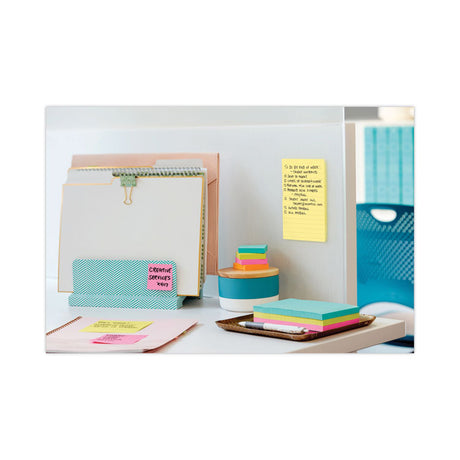 Pads in Canary Yellow, Note Ruled, 4" x 6", 90 Sheets/Pad, 5 Pads/Pack