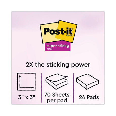 Pads in Playful Primary Collection Colors, Cabinet Pack, 3" x 3", 70 Sheets/Pad, 24 Pads/Pack
