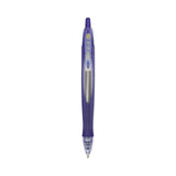 G6 Gel Pen, Retractable, Fine 0.7 mm, Blue Ink, Blue Barrel