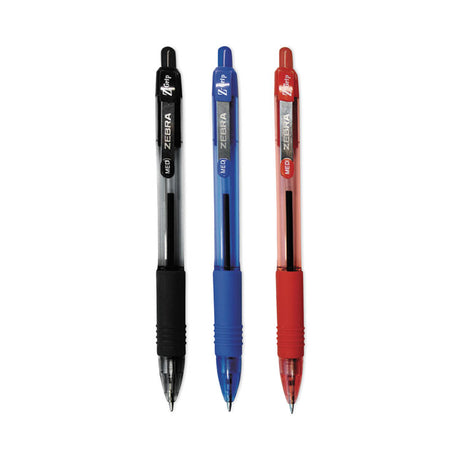 Z-Grip Ballpoint Pen, Retractable, Medium 1 mm, Assorted Ink and Barrel Colors, 48/Pack