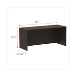 Alera Valencia Series Credenza Shells, 65w x 23.6d x 29.5h, Espresso