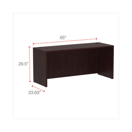 Alera Valencia Series Credenza Shells, 65w x 23.6d x 29.5h, Mahogany