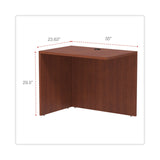 Alera Valencia Series Reversible Return/Bridge Shell, 35w x 23.63d x 29.5h, Medium Cherry