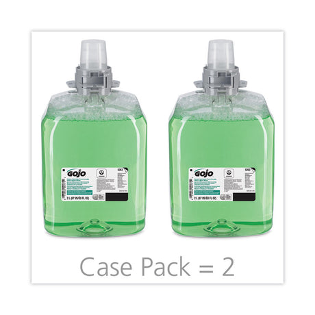 Green Certified Foam Hair and Body Wash, Cucumber Melon, 2,000 mL Refill, 2/Carton