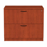 Alera Valencia Series Lateral File, 2 Legal/Letter-Size File Drawers, Medium Cherry, 34" x 22.75" x 29.5"