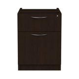 Alera Valencia Series Hanging Pedestal File, Left/Right, 2-Drawers: Box/File, Legal/Letter, Espresso, 15.63" x 20.5" x 19.25"