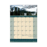 Earthscapes Recycled Monthly Wall Calendar, Color Landscape Photography, 12 x 16.5, White Sheets, 12-Month (Jan-Dec): 2025