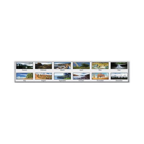 Earthscapes Recycled Monthly Wall Calendar, Color Landscape Photography, 12 x 16.5, White Sheets, 12-Month (Jan-Dec): 2025