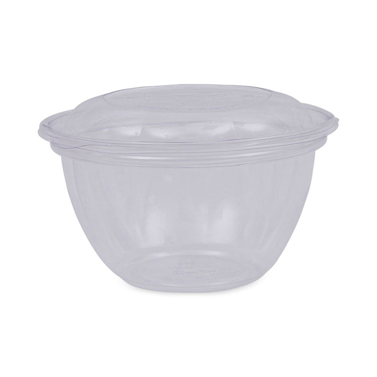 Renewable and Compostable Containers, 18 oz, 5.5  Diameter x 2.3 h, Clear, Plastic, 150/Carton