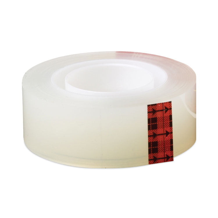 Transparent Greener Tape, 1" Core, 0.75" x 75 ft, Transparent, 12/Pack