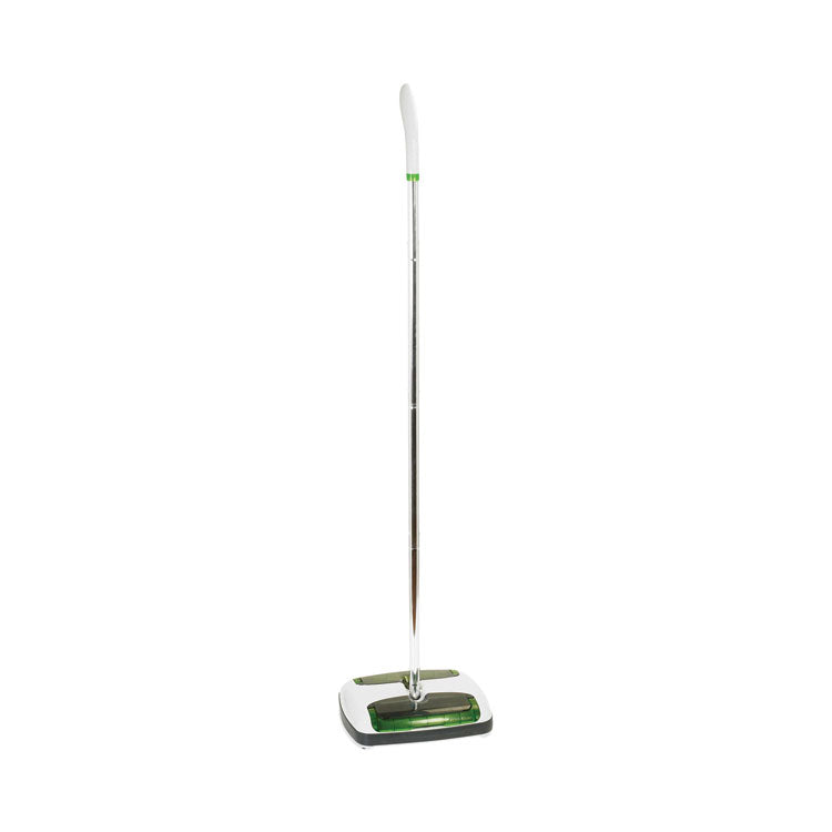 Quick Floor Sweeper, 42" Aluminum Handle, White/Gray/Green