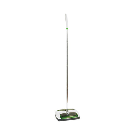 Quick Floor Sweeper, 42" Aluminum Handle, White/Gray/Green
