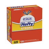 Strong Tall Kitchen Drawstring Bags, 13 gal, 23.75  x 27 , White, 120 Bags/Box, 3 Boxes/Carton