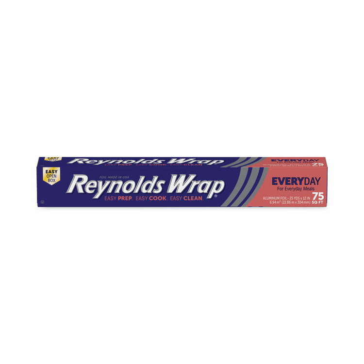 Standard Aluminum Foil Roll, 12" x 75 ft