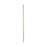 Tapered End Broom Handle, Lacquered Pine, 1.13" dia x 60", Natural