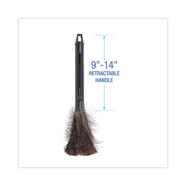 Retractable Feather Duster, 9" to 14" Handle