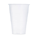 High-Impact Polystyrene Cold Cups, 7 oz, Translucent, 100 Cups/Sleeve, 25 Sleeves/Carton