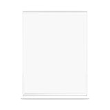 Classic Image Double-Sided Sign Holder, 8.5 x 11 Insert, Clear