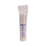 Straw-Slot Cold Cup Lids, Fits 10 oz Cups, Clear, 100 Pack, 25 Packs/Carton