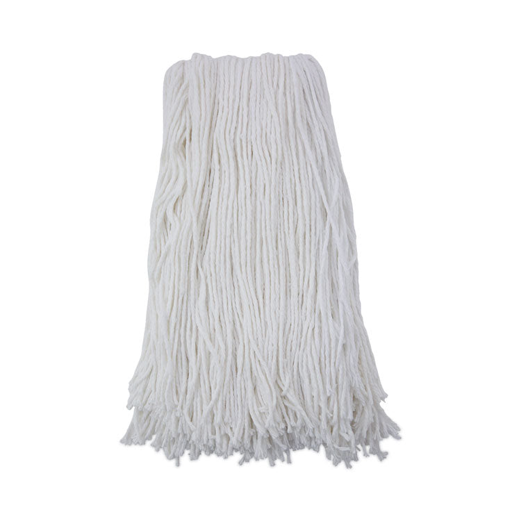 Cut-End Wet Mop Head, Rayon, No. 32, White, 12/Carton