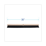 Floor Brush Head, 3" Black Polypropylene Bristles, 36" Brush