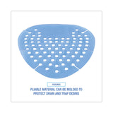 Gem Urinal Screens, Cotton Blossom Scent, Blue, 12/Box