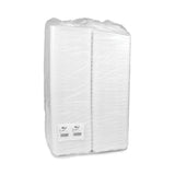 Meat Tray, #4D, 9.5 x 7 x 1.25, White, Foam, 500/Carton