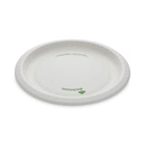 EarthChoice Pressware Compostable Dinnerware, Plate, 10  dia, White, 300/Carton