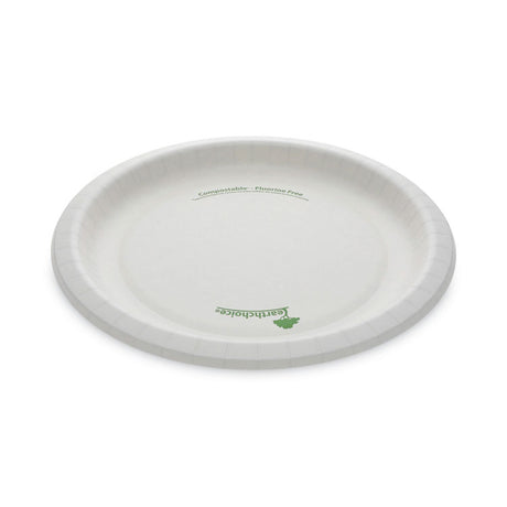 EarthChoice Pressware Compostable Dinnerware, Plate, 10  dia, White, 300/Carton