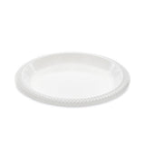 Meadoware Impact Plastic Dinnerware, Plate, 10.25  dia, White, 500/Carton