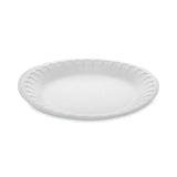 Placesetter Satin Non-Laminated Foam Dinnerware, Plate, 7  dia, White, 900/Carton