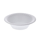 Placesetter Satin Non-Laminated Foam Dinnerware, Bowl, 12 oz, 6  dia, White, 1,000/Carton