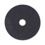 Stripping Floor Pads, 18" Diameter, Black, 5/Carton