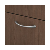 Mod Support Pedestal, Left or Right, 2-Drawers: Box/File, Legal/Letter, Sepia Walnut, 15  x 20  x 20